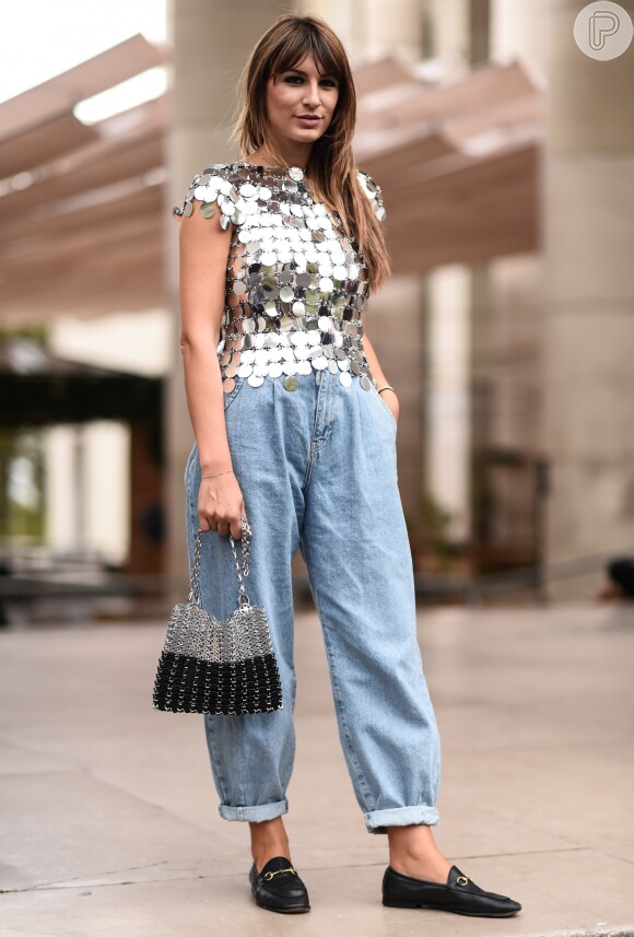 Foto: Blusa tipo espartilho: modelo jeans e acinturado é opção fashion para  quem quer apostar na peça - Purepeople