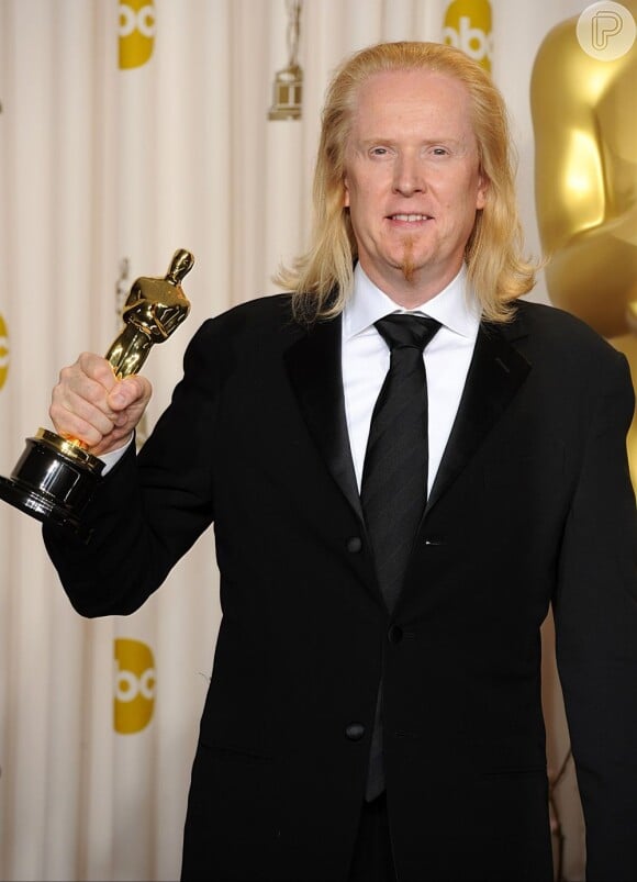 Paul N.J. Ottosson posa na cerimônia do Oscar 2013