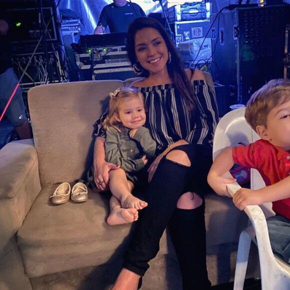 Thais Fersoza falou sobre a relação com os filhos, Melinda e Teodoro