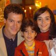 Simone Spoladore e Rodrigo Faro atuaram na novela 'América' (2005)