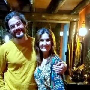 Namorado de Fátima Bernardes, Túlio Gadêlha elogiou look da jornalista na web