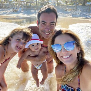 Ticiane Pinheiro falou sobre a relação de Cesar Tralli com a primogênita, Rafaella Justus