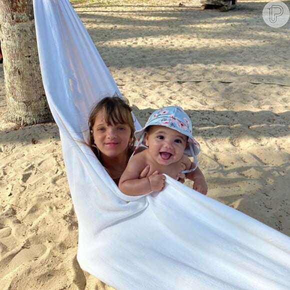 Ticiane Pinheiro é mãe de Rafaella Justus, de 10 meses, e Manuella, de 7 meses