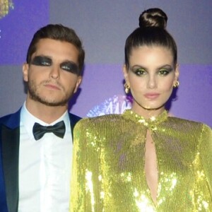 Camila Queiroz e Klebber Toledo prestigiam baile de máscaras da MAC cosméticos no Jockey Club de São Paulo, na noite desta quinta-feira, 05 de março de 2020
