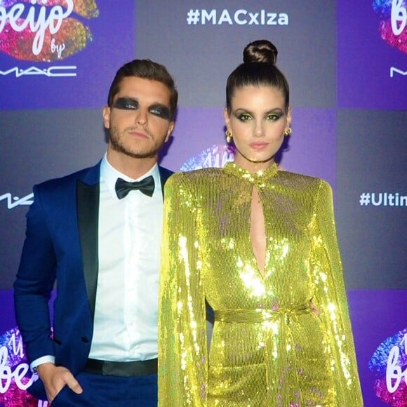 Camila Queiroz e Klebber Toledo prestigiam baile de máscaras da MAC cosméticos no Jockey Club de São Paulo, na noite desta quinta-feira, 05 de março de 2020