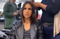 Pérola Faria mostra cabelo sendo raspado em vídeo inédito