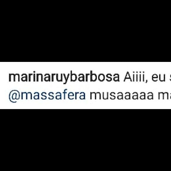 Marina Ruy Barbosa vibrou ao ver fotos de Grazi Massafera e Caio Castro de aliança