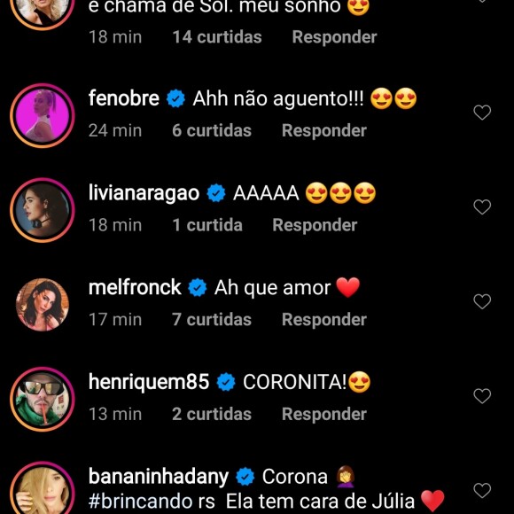 Marina Ruy Barbosa ganha sugestões de famosos sobre nome para a nova pet