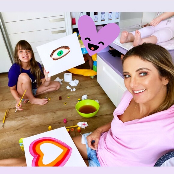 Ticiane Pinheiro ponderou sobre vantagens da quarentena: 'Mais tempo para acompanhar o crescimento de suas crianças'