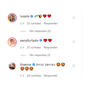 Famosos elogiam filha caçula de Ticiane Pinheiro em nova foto