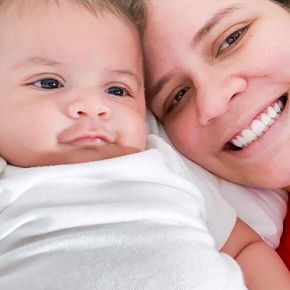 Marília Mendonça encantou famosos com a nova foto com o filho, Léo