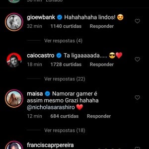 Foto de Grazi Massafera ganha comentários de amigos famosos do casal