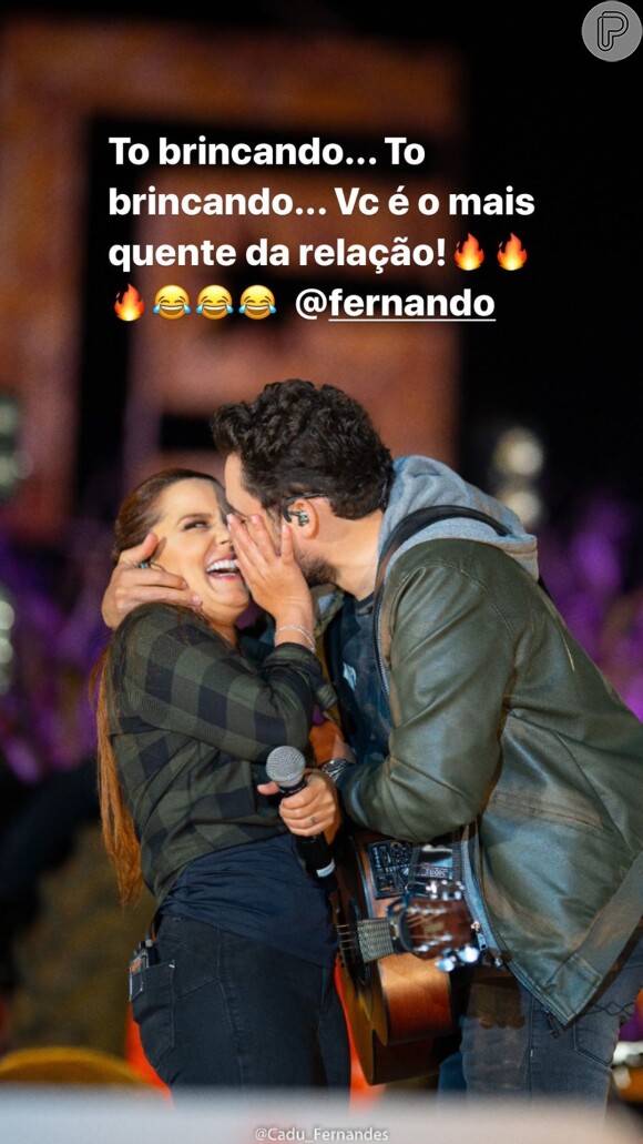Maiara, dupla de Maraisa, posta foto de beijo no namorado, Fernando Zor