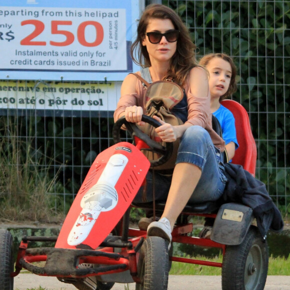 Educação do filho de Alinne Moraes é prioridade para atriz