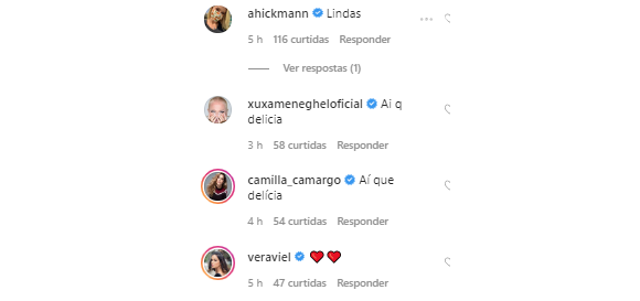 Xuxa e mais famosas comentam em vídeo de Manuella e Rafaella, filhas de Ticiane Pinheiro