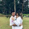 Carol Dantas e Vinicius Martinez se casaram há 1 ano