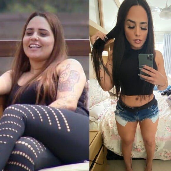 Perlla mostrou antes e depois de emagrecer 20 kg com dieta e exercícios