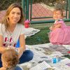 Patricia Abravanel estimula brincadeiras ao ar livre com filhos. Veja fotos postadas pela apresentadora nesta sexta-feira, dia 26 de junho de 2020