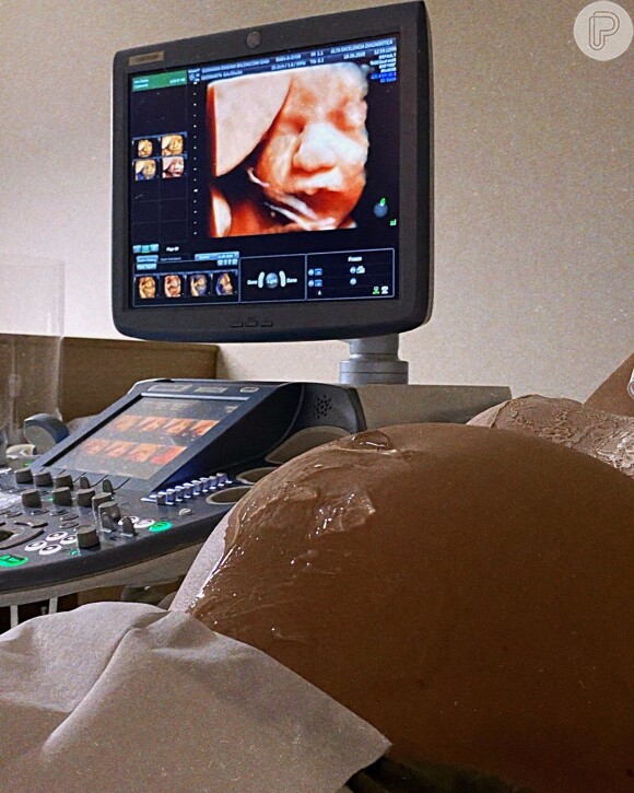 Giovanna Ewbank está com 39 semanas de gravidez e animada para a chegada de Zyan