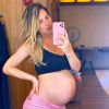 Giovanna Ewbank está na reta final da gravidez de seu terceiro filho