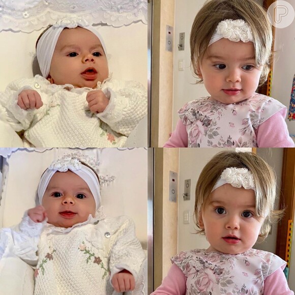 Veja o antes e depois da filha de Thaeme Mariôto após 1 ano