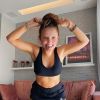 Larissa Manoela mantém corpo em forma com exercícios físicos