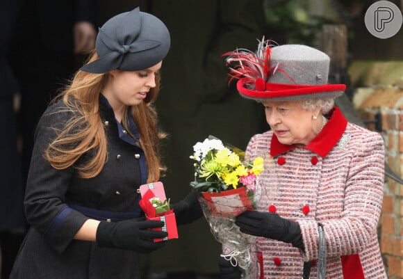 Rainha Elizabeth II marcou presença no casamento da neta, Princesa Beatrice