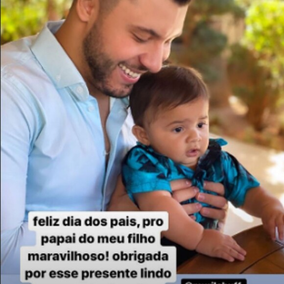 Marília Mendonça postou uma homenagem a Murilo Huff pelo Dia dos Pais