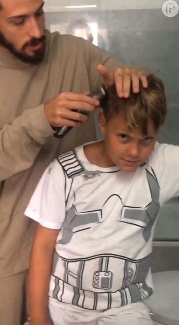 Davi Lucca, filho de Neymar e Carol Dantas, está com oito anos