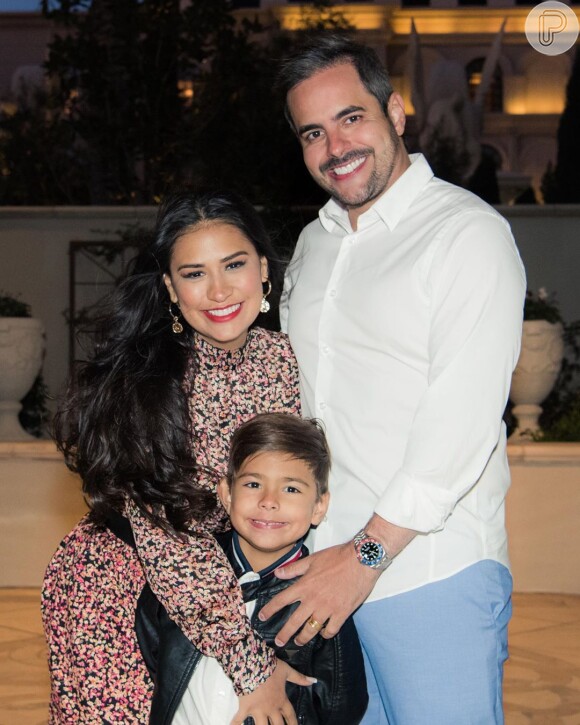 Simone e o marido, Kaká Diniz, já são pais de Henry, de 6 anos