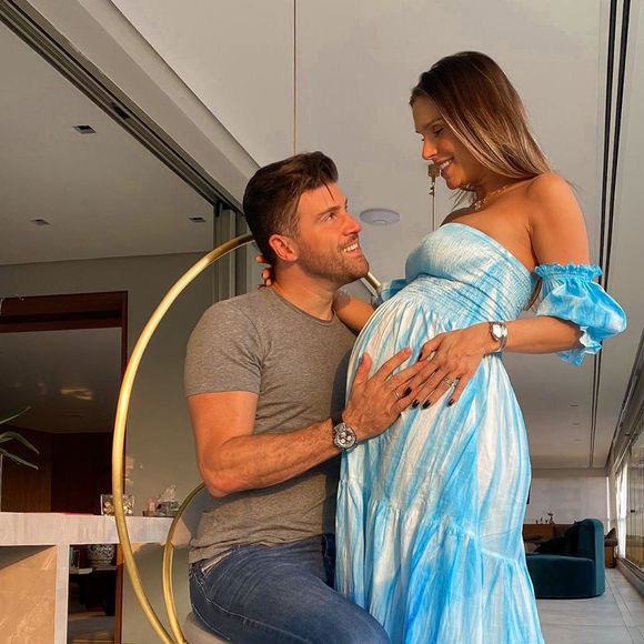 Gabriel é o primeiro filho de Flávia Viana com Marcelo Zangrandi