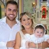 Veja fotos do batizado de filha de Zé Neto e Natália Toscano