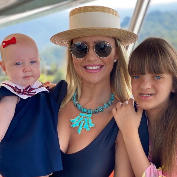 Ana Paula Siebert mantém ótima relação com Rafaella Justus, filha de seu marido, Roberto Justus, com Ticiane Pinheiro