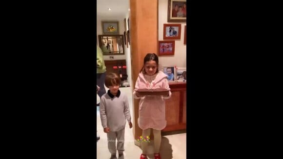 Vídeo: Simaria mostra surpresa feita pelos filhos para o marido, Vicente