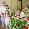 Simaria, o marido Vicente, e filhos estão na Espanha, terra natal do empresário