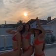 Flayslane, Bianca Andrade e Mari Gonzalez posaram ao pôr-do-sol