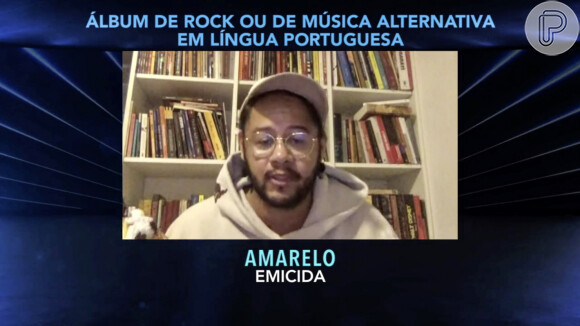 Emicida saiu vitorioso na categoria Melhor álbum de Rock ou música alternativa em língua portuguesa no Grammy Latino 2020: