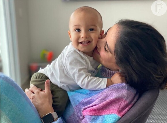 Camilla Camargo já é mãe de Joaquim, de 1 ano e 4 meses