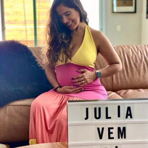 Camilla Camargo está grávida de seis meses