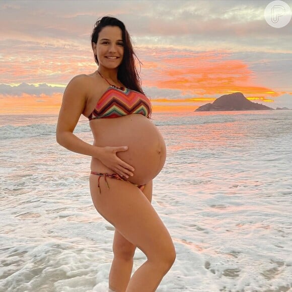 Kyra Gracie está na reta final da 3ª gravidez