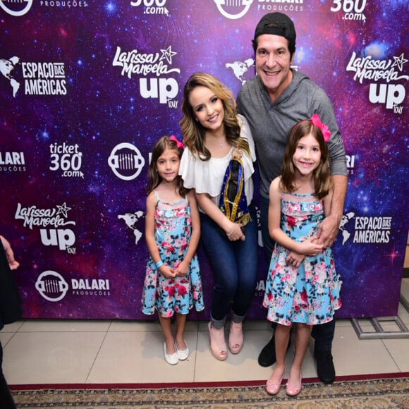 Daniel homenageou a filha mais nova, Luiza, com post na web