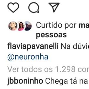 Boninho interage com Flávia Pavanelli e fãs surtam com possibilidade da influencer estar no 'BBB 21'