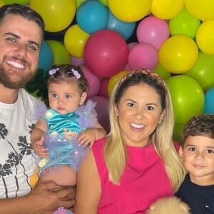 Filha de Zé Neto e Natália Toscano completou 8 meses de vida