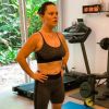 Mariana Bridi tem compartilhado nas redes sociais sua rotina fitness