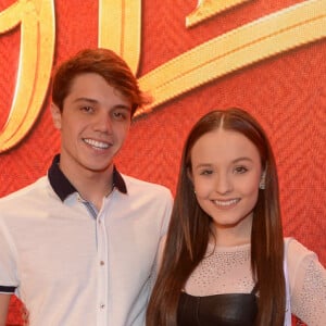 Larissa Manoela e Leo Cidade em foto de 2018 na estreia da novela 'As Aventuras de Poliana'