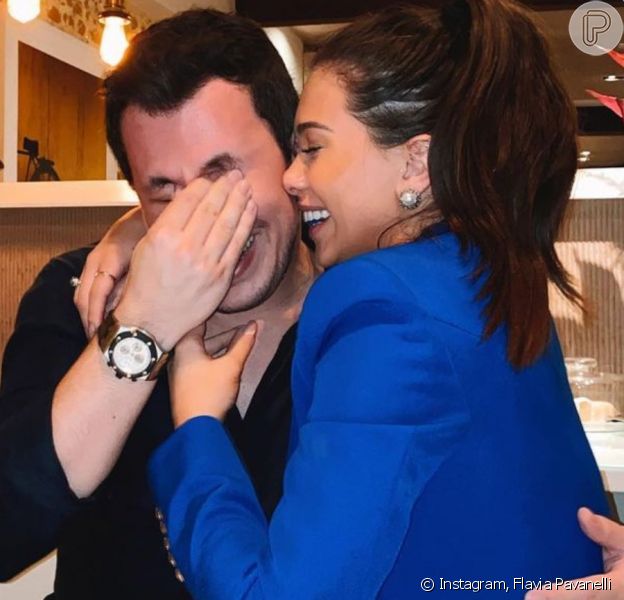 Flavia Pavanelli e Junior Mendonza confirmam reconciliação