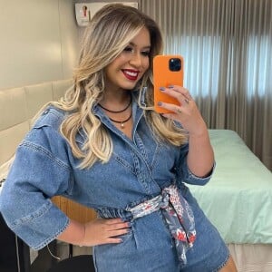 Marília Mendonça mostra detalhes do novo cabelo