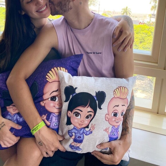 Bianca Andrade revelou sexo do filho em chá de bebê no Maracanã