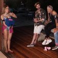 Anitta e Lipe Ribeiro ficaram juntos durante o reality show 'Ilhados com Beats'