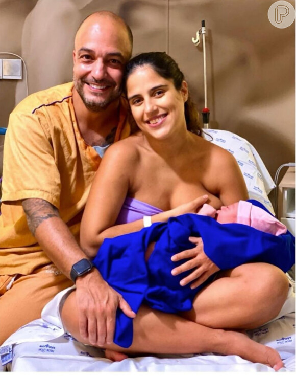 Nasce Júlia, 2ª filha de Camilla Camargo, e avô Zezé entrega emoção: 'Já chorei'